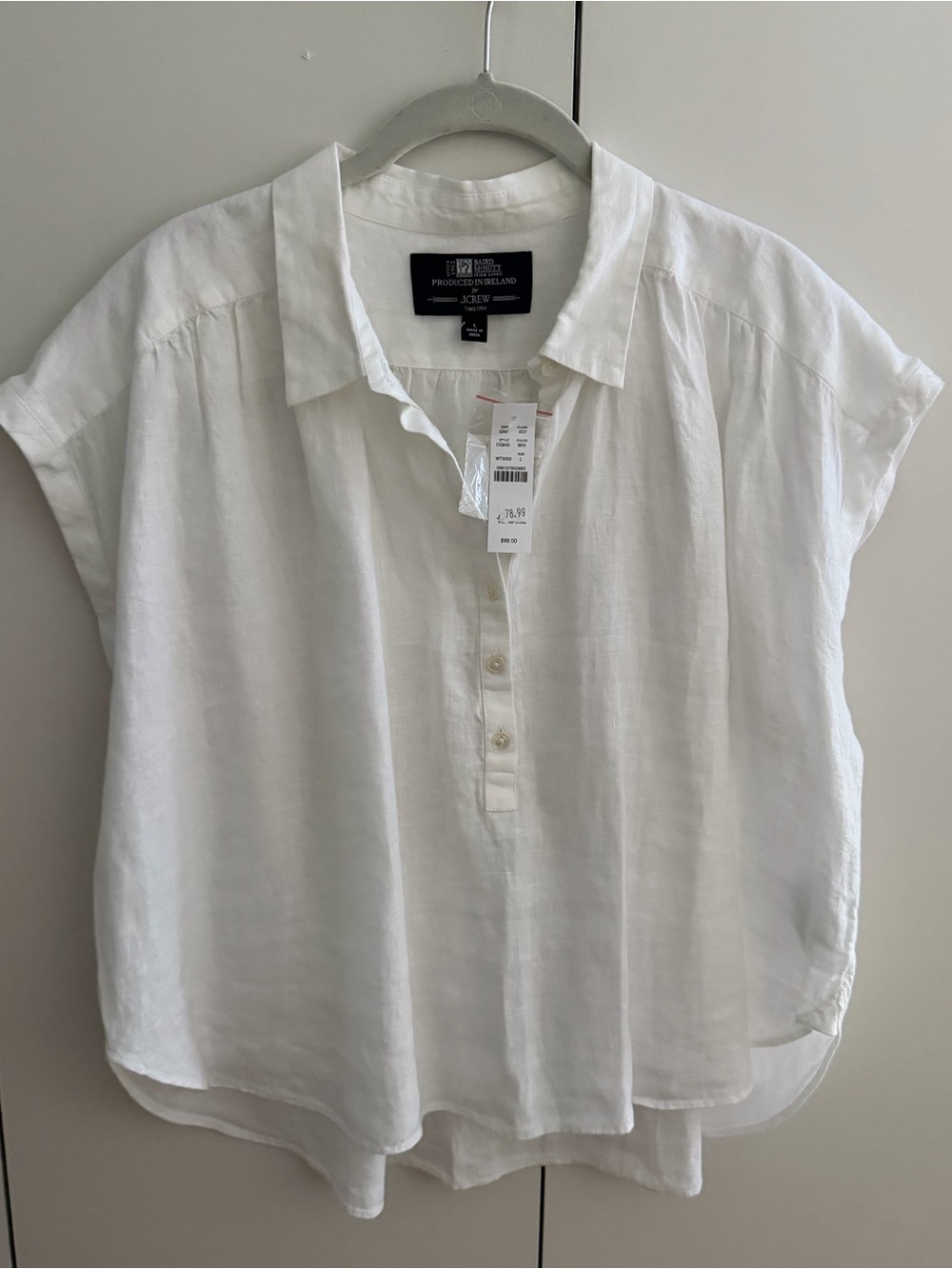 JCrew Linen Blouse